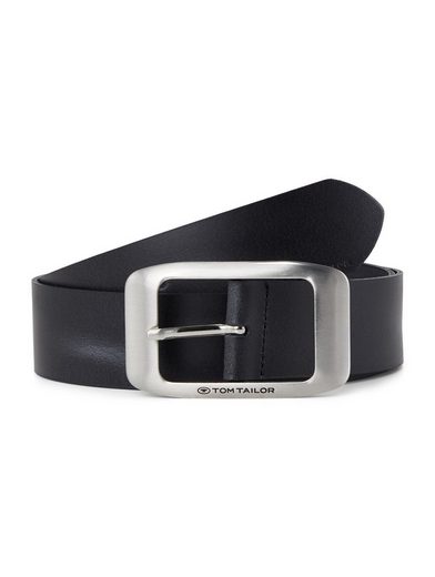 TOM TAILOR Ledergürtel TTAMY 4 cm breiter Damengürtel, Jeans und Casual mehr Letzte 3 Tage