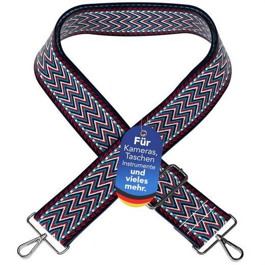 EAZY CASE Schulterriemen Schultergurte für Taschen gemustert Wechselband Taschenriemen Festivalbag verstellbar universal Violett mehr Fabrikverkauf