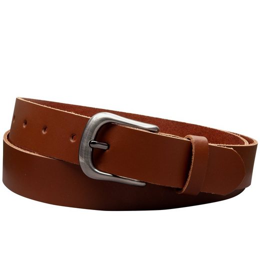 COLOGNEBELT Ledergürtel C24-SL Schlicht dennoch modern mit Dornschließe, MADE IN GERMANY mehr Günstig kaufen