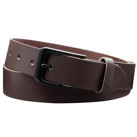 COLOGNEBELT Ledergürtel D12-SL Schlicht dennoch modern mit Dornschließe, MADE IN GERMANY mehr Begrenztes Angebot