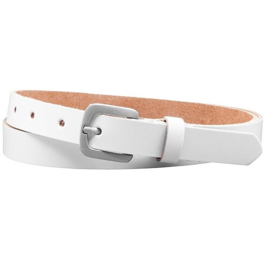 COLOGNEBELT Ledergürtel A5-SL Echt Leder Gürtel 2 cm Breit in Schwarz mit stilvoller Gürtelschließe, leger und modern mehr Begrenzte Freigabe