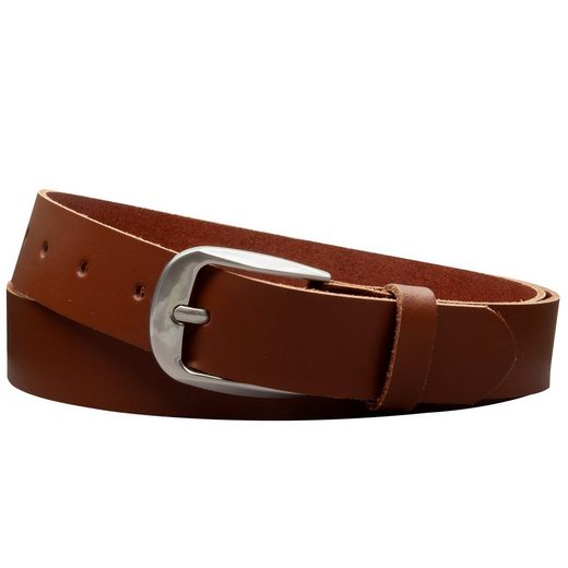 COLOGNEBELT Ledergürtel C2-SL Schlicht dennoch modern mit Dornschließe, MADE IN GERMANY mehr Vierteljährliche Förderung