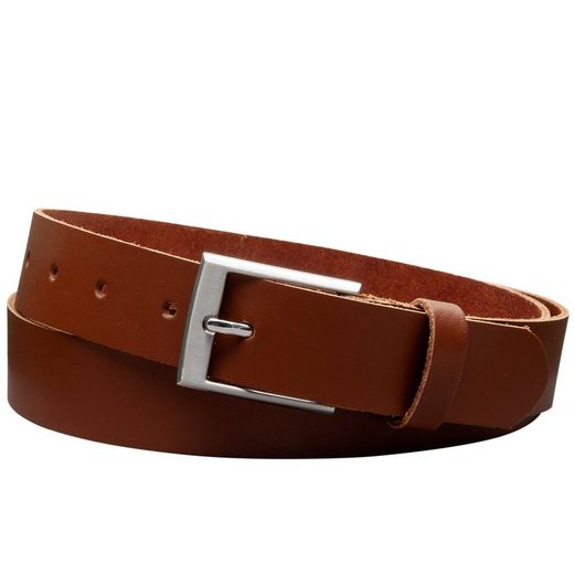 COLOGNEBELT Ledergürtel C9-SL Schlicht dennoch modern mit Dornschließe, MADE IN GERMANY mehr Begrenzt auf 3 Tage