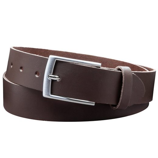 COLOGNEBELT Ledergürtel D21-SL Schlicht dennoch modern mit Dornschließe, MADE IN GERMANY mehr Rabatte dieses Monats