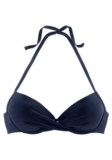 S.OLIVER Push-Up-Bikini-Top Spain in Wickeloptik mehr Neueste Stile