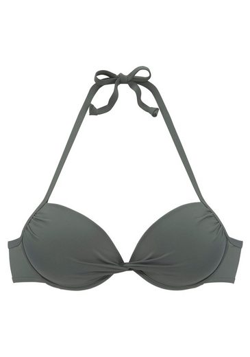 LASCANA Push-Up-Bikini-Top Italy mit Raffung mehr Im Verkauf