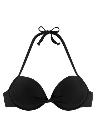 LASCANA Push-Up-Bikini-Top Italy mit Raffung mehr Im Verkauf
