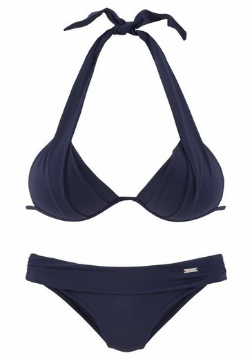 LASCANA Triangel-Bikini im Nacken zu binden, wattierte Cups, mit eingearbeiteten Kissen mehr zollfrei