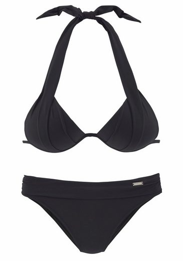 LASCANA Triangel-Bikini im Nacken zu binden, wattierte Cups, mit eingearbeiteten Kissen mehr zollfrei