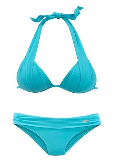 LASCANA Triangel-Bikini im Nacken zu binden, wattierte Cups, mit eingearbeiteten Kissen mehr zollfrei