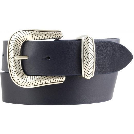 BELTINGER Ledergürtel Designer-Gürtel aus Vollrindleder mit Metall-Schlaufe 4 cm - Jeans-Gür 1-St mehr Super Rabatt