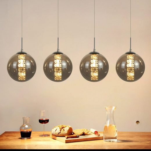 ZMH Pendelleuchte Esstisch Pendellampe Höhenverstellbar Kronleuchter LED wechselbar mehr im Angebot