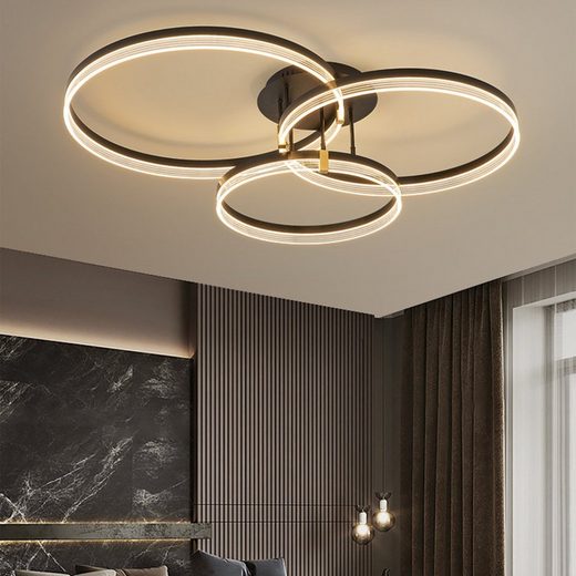 VICBUY Deckenleuchte LED Deckenleuchten, Stufenlos Dimmbare Deckenlampe, φ30+40cm mehr Günstiger Verkauf