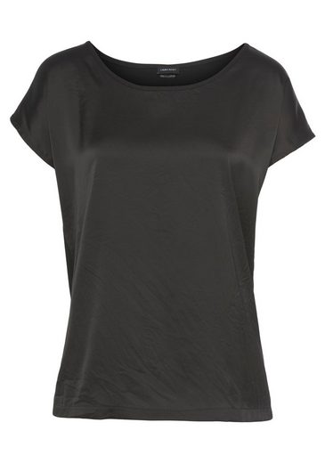 LAURA SCOTT Shirtbluse aus Satin und Jersey mehr Weihnachtsangebot