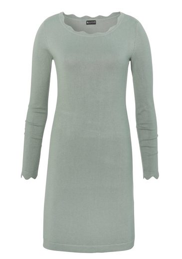 LAURA SCOTT Strickkleid mit femininer Wellenkante - NEUE FARBEN mehr Zeitlich begrenztes Angebot