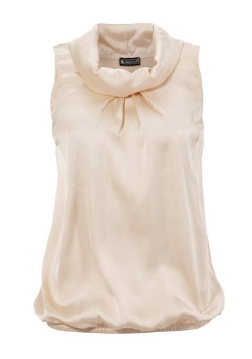 LAURA SCOTT Blusentop aus Satin und Jersey - NEUE FARBEN mehr VIP-Rabatte