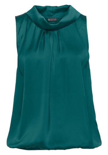 LAURA SCOTT Blusentop aus Satin und Jersey - NEUE FARBEN mehr Tiefpreis