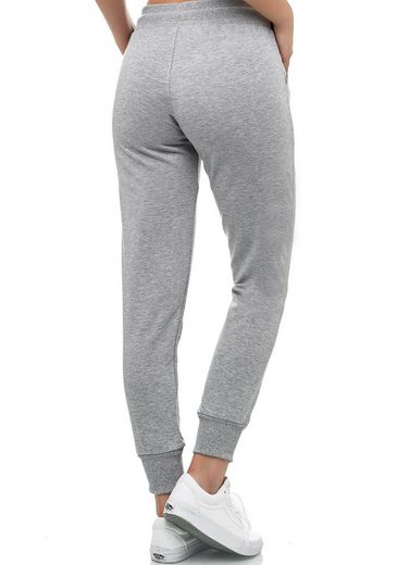 JEEL Sweathose Jogginghose Damen (1-tlg) Baumwolle, Lycra, Slim Fit mehr Kostenlose Rückgabe
