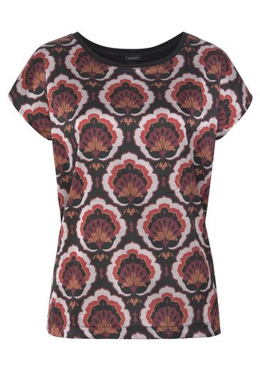 LAURA SCOTT Shirtbluse aus glänzendem Satin mehr Sonderangebot der Fabrik