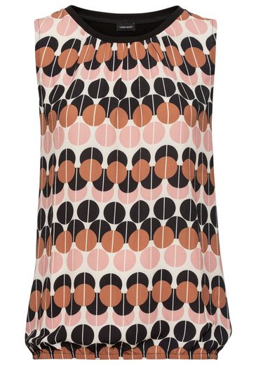 LAURA SCOTT Blusentop mit modernen Print - NEUE KOLLEKTION mehr Fabrikladen