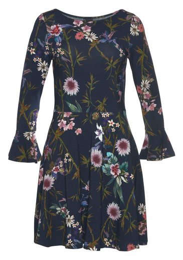 LAURA SCOTT Jerseykleid mit Volant am Ärmel mehr Outlet