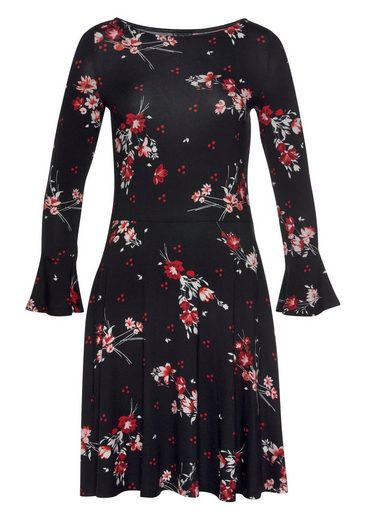 LAURA SCOTT Jerseykleid mit Volant am Ärmel mehr Outlet