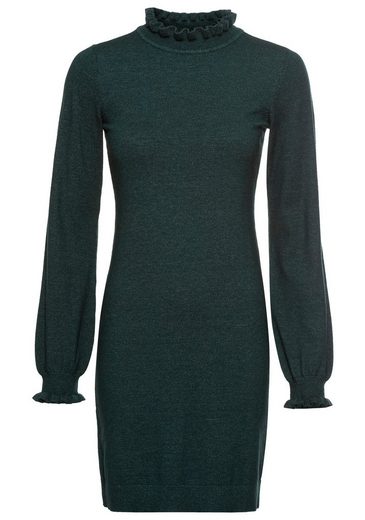 LAURA SCOTT Strickkleid mit femininem Rüschenkragen - NEUE KOLLEKTION mehr im Angebot