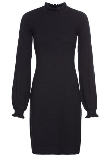 LAURA SCOTT Strickkleid mit femininem Rüschenkragen - NEUE KOLLEKTION mehr im Angebot