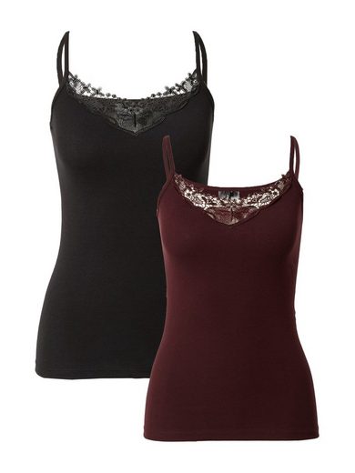 ONLY Spitzentop ONLKIRA LACE SINGLET 2PACK NOOS 2er-Pack mehr Günstiger Verkauf