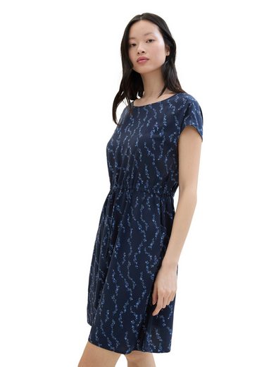 TOM TAILOR DENIM Druckkleid im Midi-Look und mit Eingrifftaschen mehr Zeitlich begrenztes Angebot
