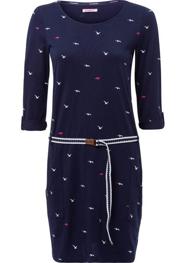 KANGAROOS Jerseykleid (Set, mit abnehmbarem Gürtel) im sommerlichen Print mehr Tiefpreis