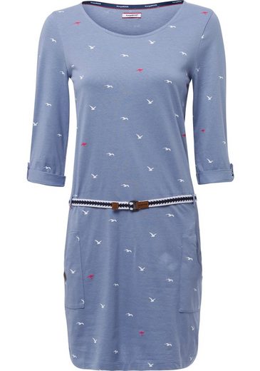 KANGAROOS Jerseykleid (Set, mit abnehmbarem Gürtel) im sommerlichen Print mehr Tiefpreis