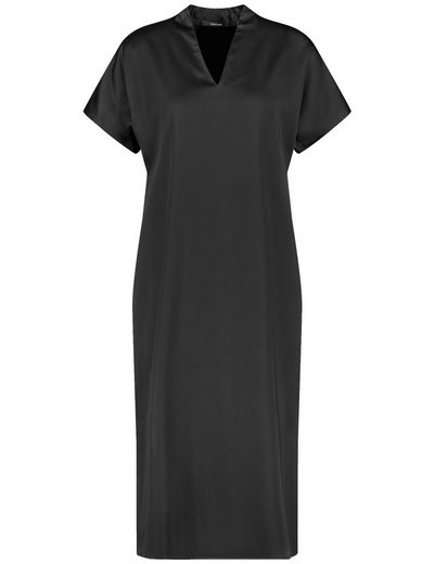 TAIFUN Minikleid Fließendes Midikleid mit V-Ausschnitt mehr im Angebot