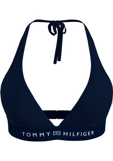 TOMMY HILFIGER SWIMWEAR Triangel-Bikini-Top TRIANGLE FIXED RP mit Logoschriftzug mehr Günstig kaufen