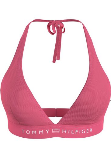 TOMMY HILFIGER SWIMWEAR Triangel-Bikini-Top TRIANGLE FIXED RP mit Logoschriftzug mehr Versandkostenfrei