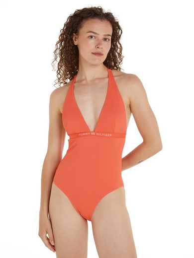 TOMMY HILFIGER SWIMWEAR Badeanzug HALTER ONE PIECE RP (EXT SIZES) in großen Größen mehr Begrenztes Angebot