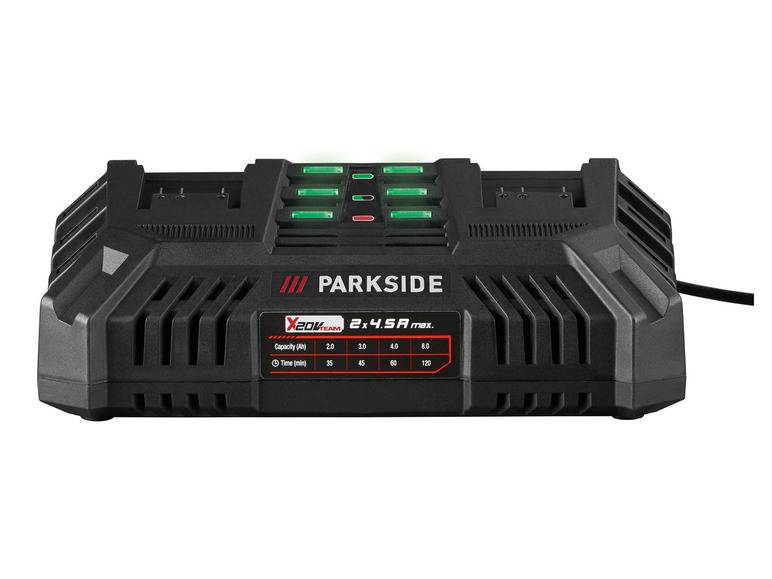 PARKSIDE® 20 V Akku-Doppelladegerät »PDSLG 20 B1«, 4,5 A Räumungsverkauf