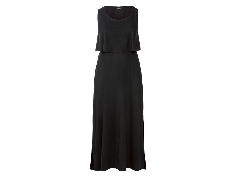 esmara® Damen Maxikleid mit langen Seitenschlitzen 50% Rabatt mit kostenlosem Versand