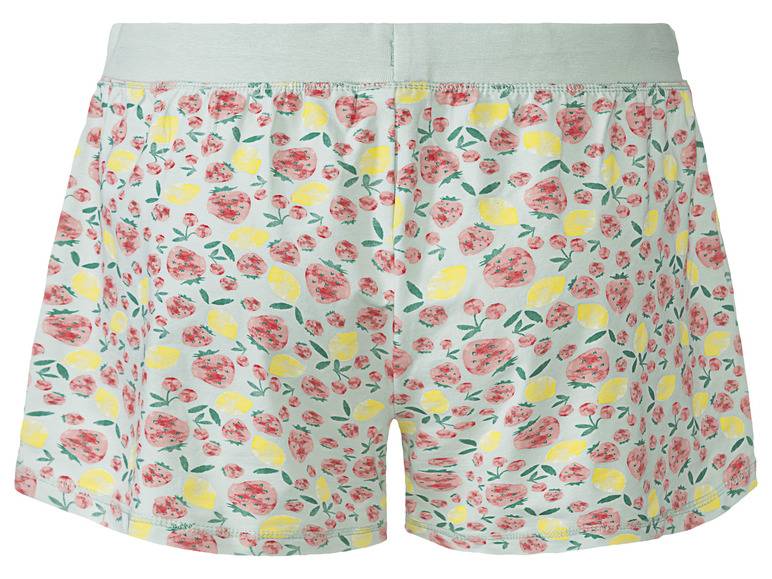 esmara® Damen Schlafhose, kurz, mit Zierknopfleiste Fabrikladen