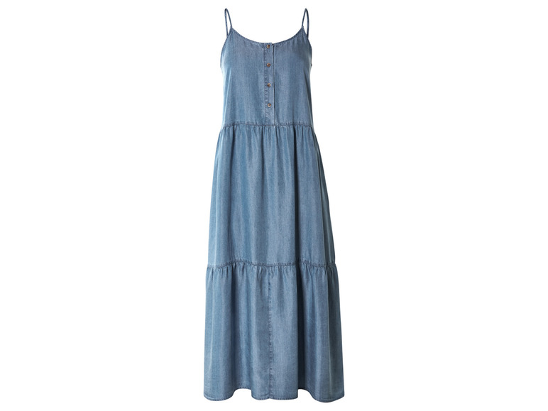 esmara® Damen Midikleid, mit Knopfleiste 50% Rabatt für begrenzte Zeit