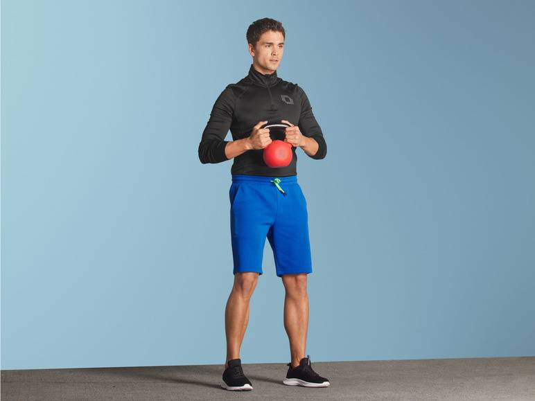 CRIVIT Herren Sweatshorts mit HeiQ Mint Technologie Auslauf