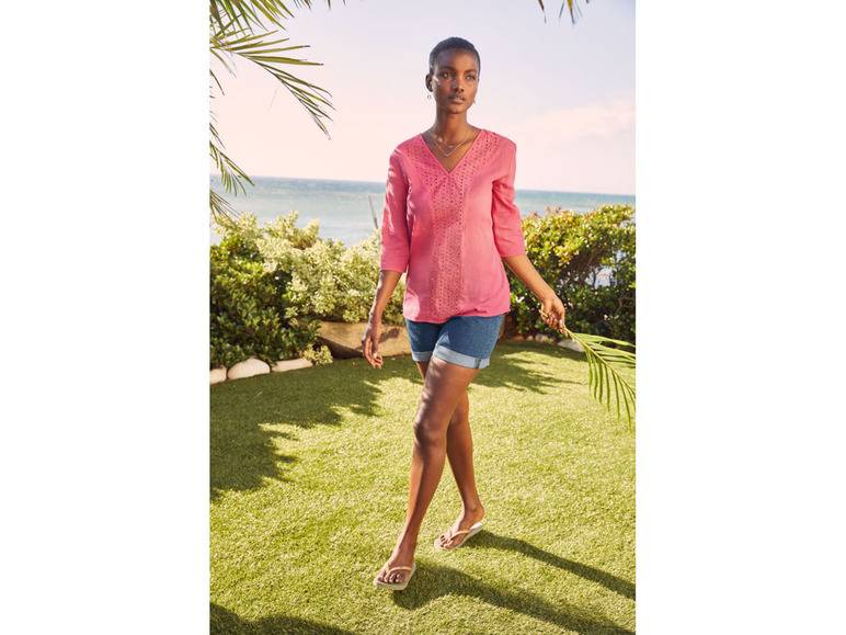 esmara® Damen Jeansshorts, mit Krempeloptik am Beinabschluss Rabatt