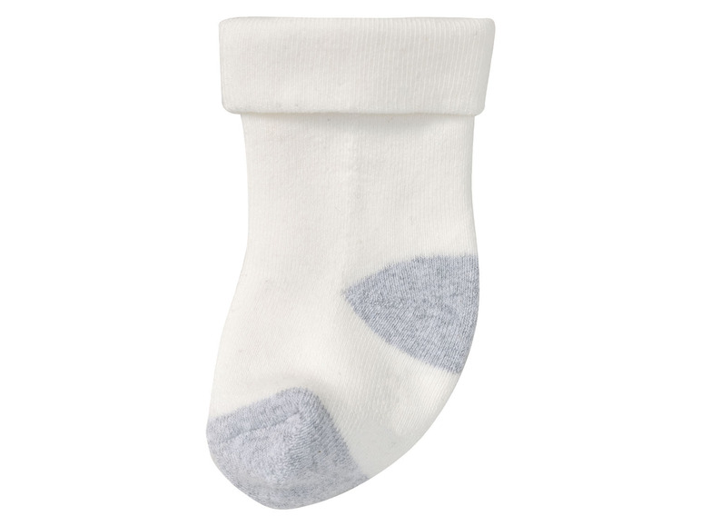 lupilu® Baby Thermo-Socken, 5 Paar, mit hohem Baumwollanteil, weiß/grau Flash Sale