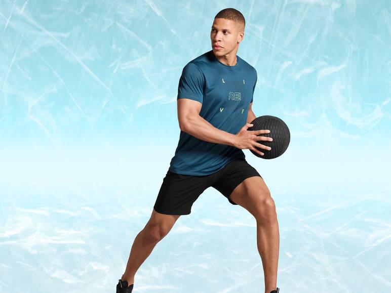 CRIVIT Herren Funktionsshirt, kurzarm, schnelltrocknend Exklusivangebot