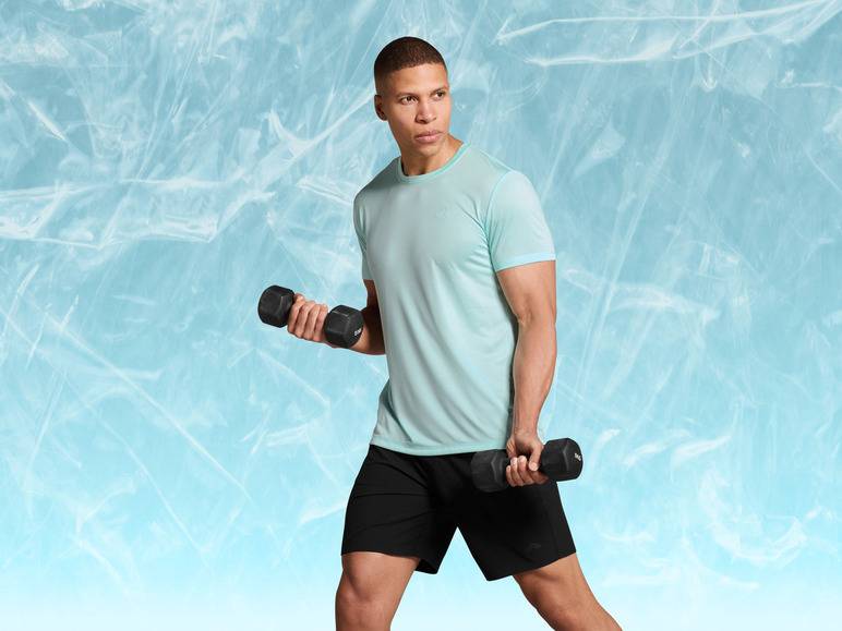 CRIVIT Herren Funktionsshirt, kurzarm, schnelltrocknend Exklusivangebot