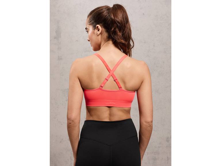 CRIVIT Damen Sport Bustier, Medium Level, seamless Saisonschlussverkauf