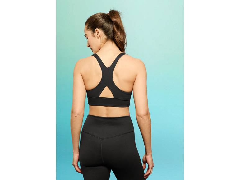 CRIVIT Damen Sportbustier, Medium-Level, mit dynamischer Kühltechnologie Osterangebot