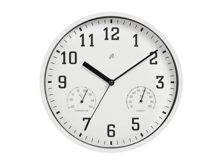 AURIOL® Wanduhr mit Thermo- und Hygrometer Clearance-Verkauf