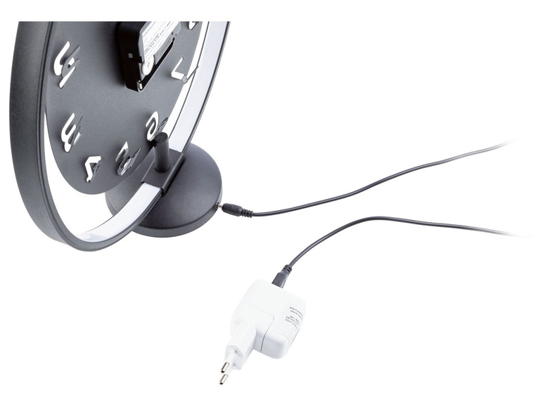 AURIOL® Tischuhr, mit LED-Leuchtring Meist gekauft