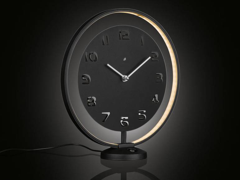 AURIOL® Tischuhr, mit LED-Leuchtring Meist gekauft